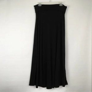 Thyme And Honey Long Black Maxi Skirt